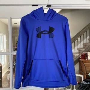 Youth Under Armour Hoodie Sweatshirt Size XL - Royal Blue